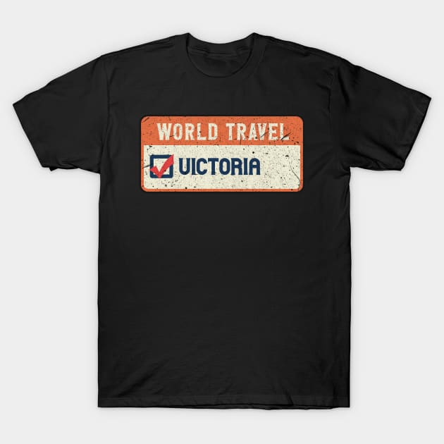 Victoria world travel T-Shirt by SerenityByAlex